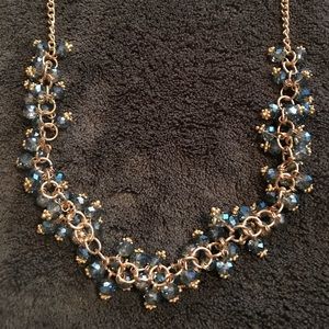 Blue stone necklace